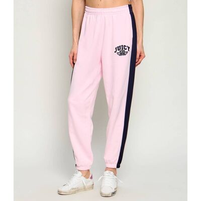 Juicy Couture Spodnie dresowe COLLEGE CREST Regular Fit różowy L Juicy Couture Spodnie dresowe COLLEGE CREST Regular Fit różowy L