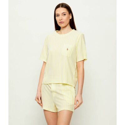 Polo Ralph Lauren Piżama Relaxed fit żółty S Polo Ralph Lauren Piżama Relaxed fit żółty S