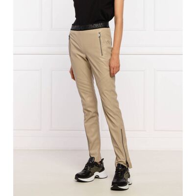 Marc Cain Spodnie Regular Fit beżowy 40 Marc Cain Spodnie Regular Fit beżowy 40