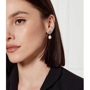 TORY BURCH Kolczyki Kira Clover Pearl Drop złoty OS TORY BURCH Kolczyki Kira Clover Pearl Drop złoty OS