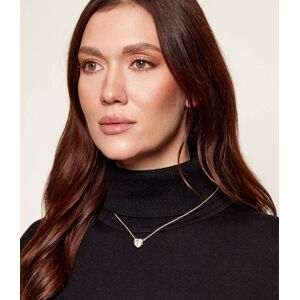 Kurt Geiger Naszyjnik CRYSTAL HEART złoty OS Kurt Geiger Naszyjnik CRYSTAL HEART złoty OS