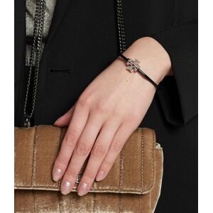 TORY BURCH Bransoletka Eleanor Enamel Pave Hinged Cuff czarny OS TORY BURCH Bransoletka Eleanor Enamel Pave Hinged Cuff czarny OS