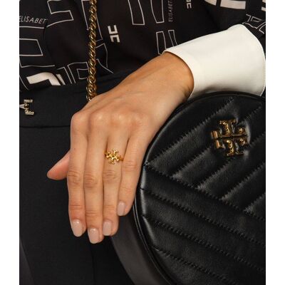 TORY BURCH Pierścionek KIRA złoty 5, 5L TORY BURCH Pierścionek KIRA złoty 5, 5L