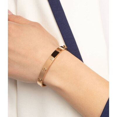 TORY BURCH Bransoletka MILLER różowe złoto S TORY BURCH Bransoletka MILLER różowe złoto S