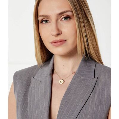 Coach Naszyjnik Heart Locket złoty OS Coach Naszyjnik Heart Locket złoty OS