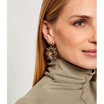 Kurt Geiger Kolczyki REGENT złoty OS Kurt Geiger Kolczyki REGENT złoty OS