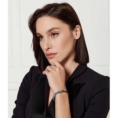 TORY BURCH Bransoletka Kira Enamel niebieski M TORY BURCH Bransoletka Kira Enamel niebieski M