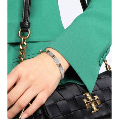 TORY BURCH Bransoletka MILLER srebrny L TORY BURCH Bransoletka MILLER srebrny L