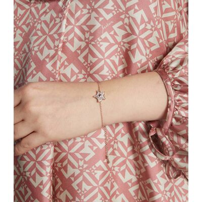 Swarovski Bransoletka STELLA różowe złoto M Swarovski Bransoletka STELLA różowe złoto M