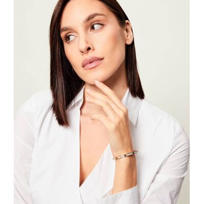 TORY BURCH Bransoletka Miller Pave Cuff złoty M TORY BURCH Bransoletka Miller Pave Cuff złoty M