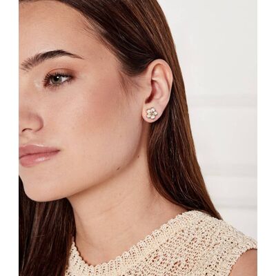 TORY BURCH Kolczyki Kira Flower złoty OS TORY BURCH Kolczyki Kira Flower złoty OS