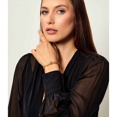 TORY BURCH Bransoletka Kira beżowy M TORY BURCH Bransoletka Kira beżowy M