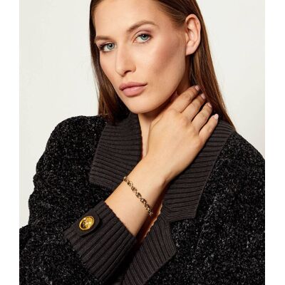 TORY BURCH Bransoletka Delicate Gemini złoty OS TORY BURCH Bransoletka Delicate Gemini złoty OS