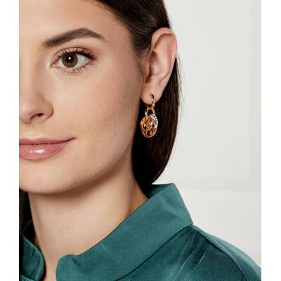 TORY BURCH Kolczyki Miller Pave złoty OS TORY BURCH Kolczyki Miller Pave złoty OS
