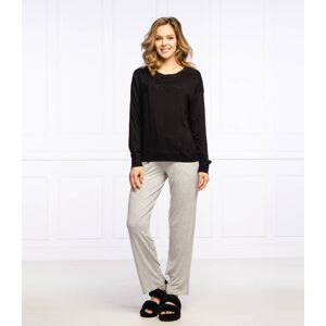 DKNY SLEEPWEAR Góra od piżamy Regular Fit czarny M DKNY SLEEPWEAR Góra od piżamy Regular Fit czarny M