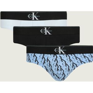 Calvin Klein Underwear Slipy 3-pack niebieski M Calvin Klein Underwear Slipy 3-pack niebieski M
