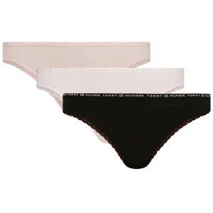 Tommy Hilfiger Underwear Stringi 3-pack pudrowy róż XL Tommy Hilfiger Underwear Stringi 3-pack pudrowy róż XL