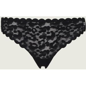 Hugo Bodywear Koronkowe stringi czarny XL Hugo Bodywear Koronkowe stringi czarny XL