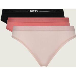 Boss BLACK Stringi 3-pack różowy M Boss BLACK Stringi 3-pack różowy M