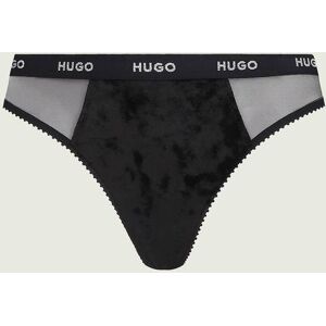 Hugo Bodywear Koronkowe stringi SL DESIGN czarny XS Hugo Bodywear Koronkowe stringi SL DESIGN czarny XS