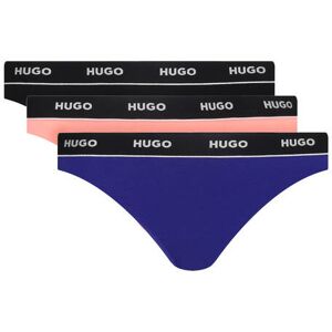 Hugo Bodywear Stringi 3-pack fioletowy XS Hugo Bodywear Stringi 3-pack fioletowy XS