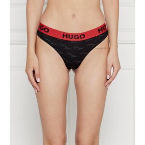 Hugo Bodywear Stringi czarny XL Hugo Bodywear Stringi czarny XL