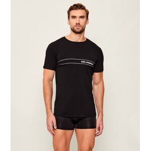 Karl Lagerfeld Piżama Slim Fit czarny S Karl Lagerfeld Piżama Slim Fit czarny S