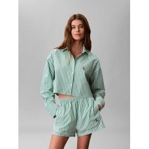 Calvin Klein Underwear Góra od piżamy Cropped Fit zielony S Calvin Klein Underwear Góra od piżamy Cropped Fit zielony S