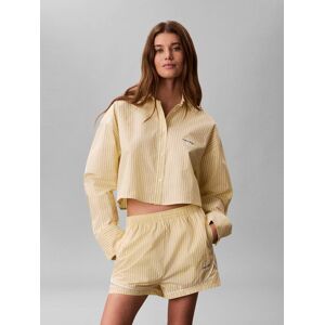 Calvin Klein Underwear Góra od piżamy Cropped Fit żółty L Calvin Klein Underwear Góra od piżamy Cropped Fit żółty L