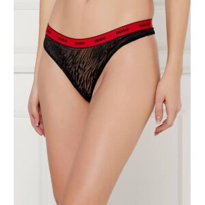 Hugo Bodywear Stringi 3-pack czarny XS Hugo Bodywear Stringi 3-pack czarny XS