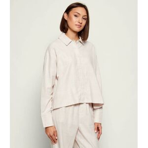 Calvin Klein Underwear Góra od piżamy Regular Fit beżowy M Calvin Klein Underwear Góra od piżamy Regular Fit beżowy M