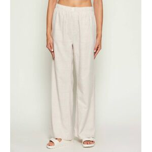 Calvin Klein Underwear Spodnie od piżamy Loose fit beżowy S Calvin Klein Underwear Spodnie od piżamy Loose fit beżowy S