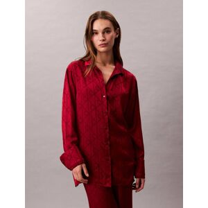 Calvin Klein Underwear Góra od piżamy Relaxed fit czerwony XL Calvin Klein Underwear Góra od piżamy Relaxed fit czerwony XL