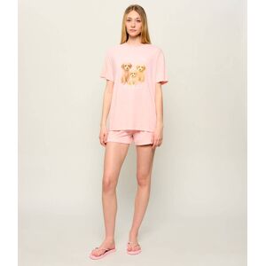 Guess Underwear Piżama LILY Regular Fit pudrowy róż XS Guess Underwear Piżama LILY Regular Fit pudrowy róż XS