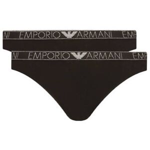 Giorgio Armani Emporio Armani Stringi 2-pack UNDERWEAR SET czarny XS Giorgio Armani Emporio Armani Stringi 2-pack UNDERWEAR SET czarny XS