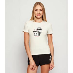 Karl Lagerfeld Góra od piżamy IKON Regular Fit kremowy XL Karl Lagerfeld Góra od piżamy IKON Regular Fit kremowy XL