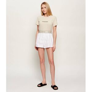 Calvin Klein Underwear Piżama Regular Fit beżowy L Calvin Klein Underwear Piżama Regular Fit beżowy L