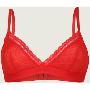 Hugo Bodywear Koronkowy biustonosz Sartorial czerwony S Hugo Bodywear Koronkowy biustonosz Sartorial czerwony S
