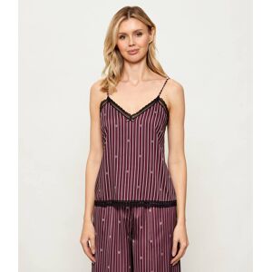 Hugo Bodywear Góra od piżamy UNIQUE Relaxed fit bordowy M Hugo Bodywear Góra od piżamy UNIQUE Relaxed fit bordowy M