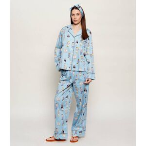 Polo Ralph Lauren Piżama+opaska ICONIC BEAR Relaxed fit niebieski L Polo Ralph Lauren Piżama+opaska ICONIC BEAR Relaxed fit niebieski L
