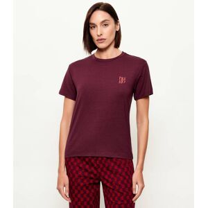 Hugo Bodywear Góra od piżamy CASUAL Regular Fit bordowy S Hugo Bodywear Góra od piżamy CASUAL Regular Fit bordowy S