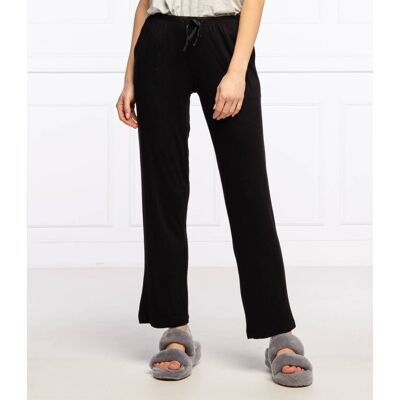 DKNY SLEEPWEAR Spodnie od piżamy Relaxed fit czarny XS DKNY SLEEPWEAR Spodnie od piżamy Relaxed fit czarny XS