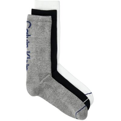 Calvin Klein Skarpety 3-pack ATHLEISURE szary OS Calvin Klein Skarpety 3-pack ATHLEISURE szary OS