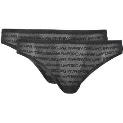Giorgio Armani Emporio Armani Koronkowe figi 2-pack czarny XS Giorgio Armani Emporio Armani Koronkowe figi 2-pack czarny XS