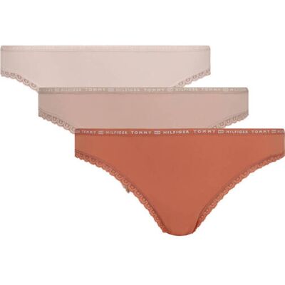 Tommy Hilfiger Underwear Figi 3-pack różowy XS Tommy Hilfiger Underwear Figi 3-pack różowy XS