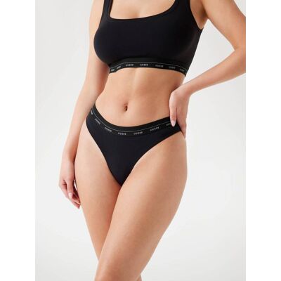Guess Underwear Stringi MATILDE czarny XS/S Guess Underwear Stringi MATILDE czarny XS/S