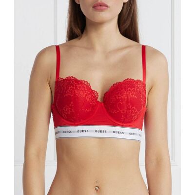 Guess Underwear Koronkowy biustonosz czerwony 80C Guess Underwear Koronkowy biustonosz czerwony 80C