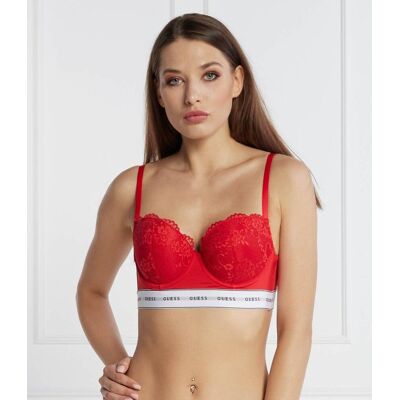 Guess Underwear Koronkowy biustonosz czerwony 70D Guess Underwear Koronkowy biustonosz czerwony 70D