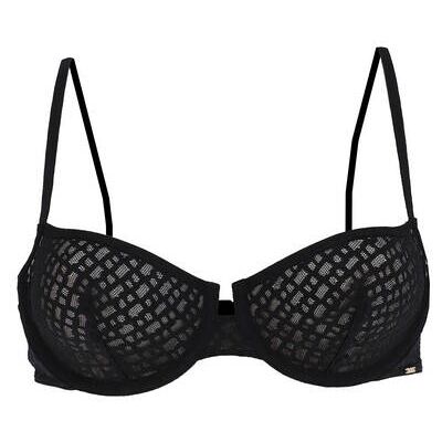 Boss BLACK Biustonosz B LACE czarny 70C Boss BLACK Biustonosz B LACE czarny 70C