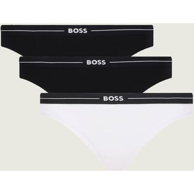 Boss Bodywear Stringi 3-pack 3P THONG czarny M Boss Bodywear Stringi 3-pack 3P THONG czarny M
